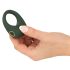 Anel vibratório recarregável, verde e à prova d'água - Emerald Love