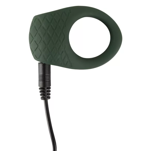 Emerald Love - anel peniano vibratório recarregável à prova d'água - verde