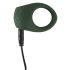 Anel vibratório recarregável, verde e à prova d'água - Emerald Love