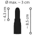 Emerald Love - vibrador em forma de batom recarregável e à prova d’água (vermelho)
