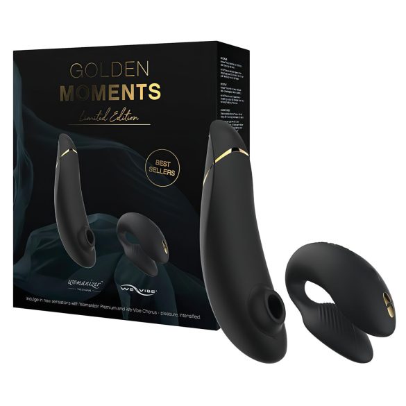 Womanizer Momentos Dourados 2 - Vibrador para Casais e Clitóris (Preto)