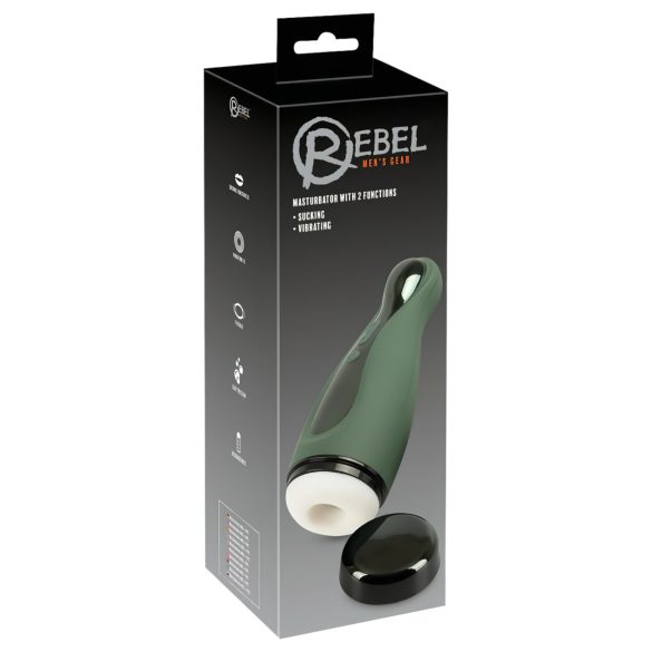 Rebel 2 Funções - masturbador recarregável de sucção e vibração