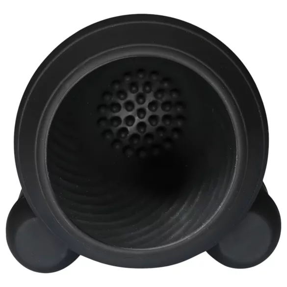 Rebel - vibrador peniano recarregável com 2 motores - preto