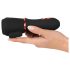 Rebel - Vibrador de Bolota com 2 Motores Recarregável (preto)