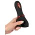 Rebel - Vibrador de Bolota com 2 Motores Recarregável (preto)