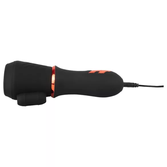 Rebel - vibrador peniano recarregável com 2 motores - preto