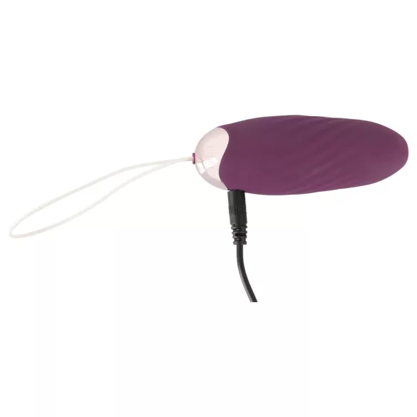 Javida Shaking Love - vibrador bullet recarregável com controle remoto - roxo