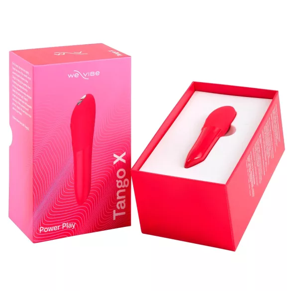 We-Vibe Tango X - vibrador bullet recarregável à prova d'água - coral