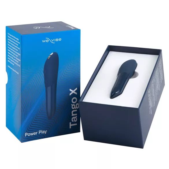 We-Vibe Tango X - vibrador bullet recarregável à prova d'água azul