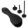 Rebel - Vibrador Glândula com Dilatador Uretral (Preto)