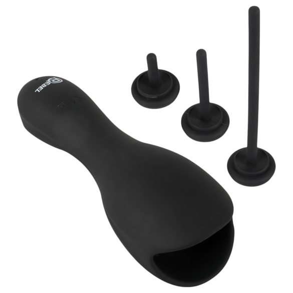Rebel - Vibrador Glândula com Dilatador Uretral (Preto)