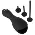 Rebel - Vibrador Glândula com Dilatador Uretral (Preto)