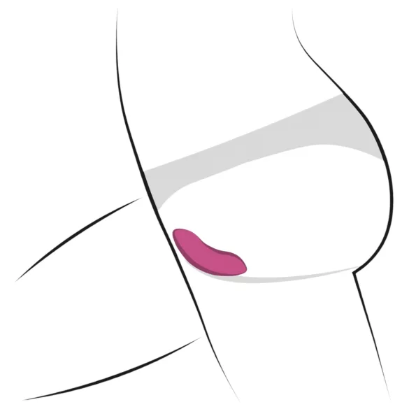 Svakom Edeny - Vibrador de calcinha controlado por app (roxo)