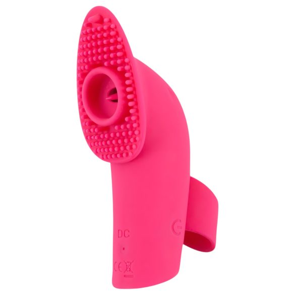 SMILE Licking - Vibrador de Dedo Lingual com Ondas de Ar (rosa)