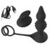 Rebel 2 em 1 - Vibrador Anal Sem Fio com Anel Peniano e Rádio (preto)