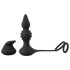 Rebel 2 em 1 - Vibrador Anal Sem Fio com Anel Peniano e Rádio (preto)