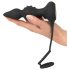 Rebel 2 em 1 - Vibrador Anal Sem Fio com Anel Peniano e Rádio (preto)