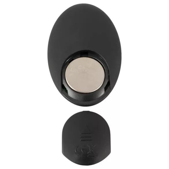 Rebel - vibrador próstata recarregável com controle remoto - silicone preto