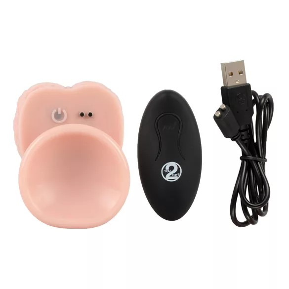 You2Toys - Medical RC - vibrador impulsionador e rotativo (cor natural)