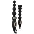 Contas Anos - Vibrador Anal Cintilante (preto)