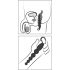 Contas Anos - Vibrador Anal Cintilante (preto)