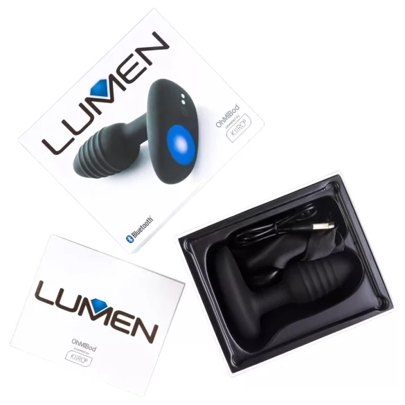 Kiiroo OhMiBod Lumen - vibrador de próstata interativo (preto)