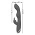 SMILE - Vibrador Flexível para Ponto A e G com Estimulador de Clitóris (roxo)