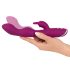 SMILE - Vibrador Flexível para Ponto A e G com Estimulador de Clitóris (roxo)