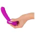 Javida - vibrador ponto G e clitóris - silicone roxo