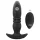 ANOS - vibrador anal com controle remoto - liso - silicone preto