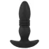 ANOS - vibrador anal com controle remoto - liso - silicone preto