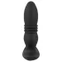 ANOS - vibrador anal com controle remoto - liso - silicone preto