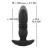 ANOS - vibrador anal remoto (preto)