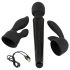Kit Varinha Clit Wand - Vibrador e Massajador Preto