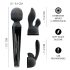 Kit Varinha Clit Wand - Vibrador e Massajador Preto