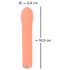 Mini Vibrador G-spot You2Toys peachy! recarregável (pêssego)