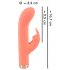 You2Toys Peachy! Mini Rabbit - Vibrador Coelhinho Recarregável (Pêssego)
