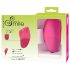 Sorriso Toque Vibrante - vibrador recarregável pulsante para clitóris (rosa)