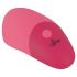 Sorriso Toque Vibrante - vibrador recarregável pulsante para clitóris (rosa)