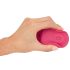 Sorriso Toque Vibrante - vibrador recarregável pulsante para clitóris (rosa)