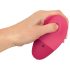 Sorriso Toque Vibrante - vibrador recarregável pulsante para clitóris (rosa)