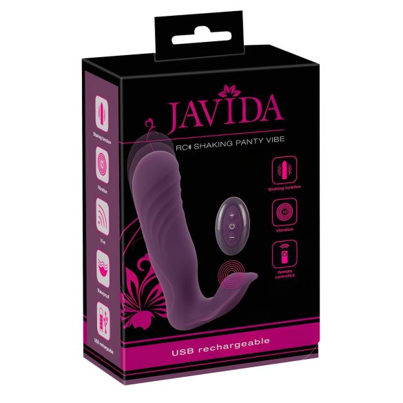 Javida RC - Vibrador Clítoris 2 Funções com Controle Remoto (Roxo)