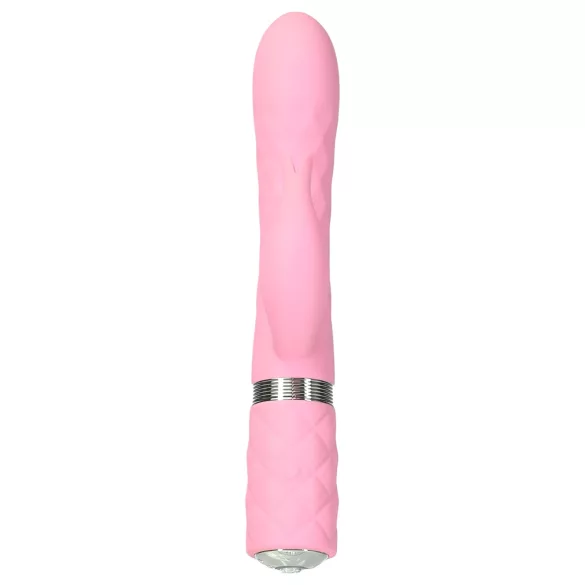 Pillow Talk Lively - vibrador recarregável com estimulador de clitóris (rosa)
