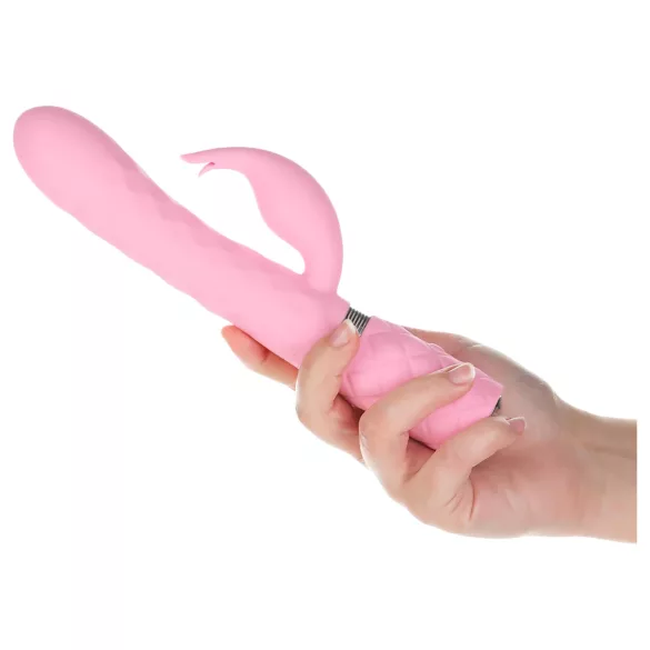 Pillow Talk Lively - vibrador recarregável com estimulador de clitóris (rosa)