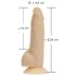 Naked Addiction Rotating 7 - vibrador natural (18cm)