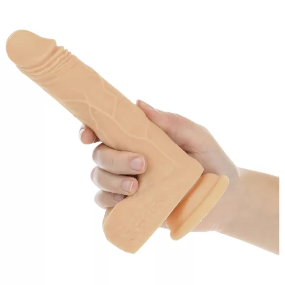 Naked Addiction Thrusting 7,5 - vibrador com movimento de vaivém (19 cm, cor natural)