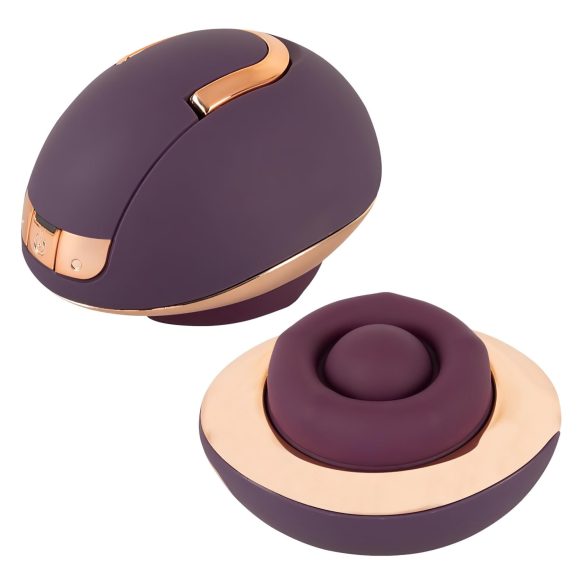 Belou - Vibrador recarregável giratório para massagem vulva (roxo)