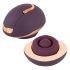 Belou - Vibrador recarregável giratório para massagem vulva (roxo)