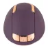 Belou - vibrador rotativo recarregável para vulva - silicone roxo
