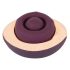Belou - Vibrador recarregável giratório para massagem vulva (roxo)